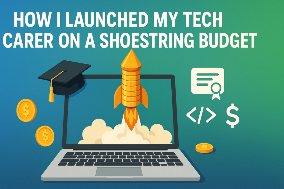 How I Launched My Tech Career on a Shoestring Budget (Free & Affordable Resources Inside)